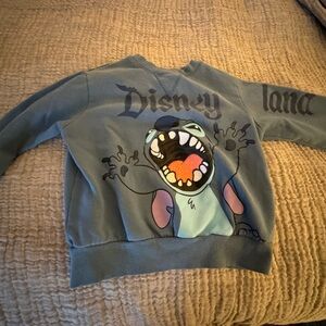 Kids Stitch Disneyland sweatshirt. Size small. Great condition.